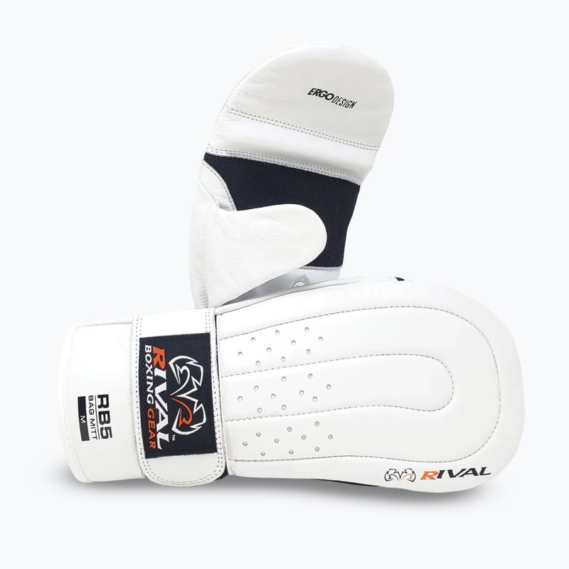Rival RB5 Bag Mitts бели боксови ръкавици 2