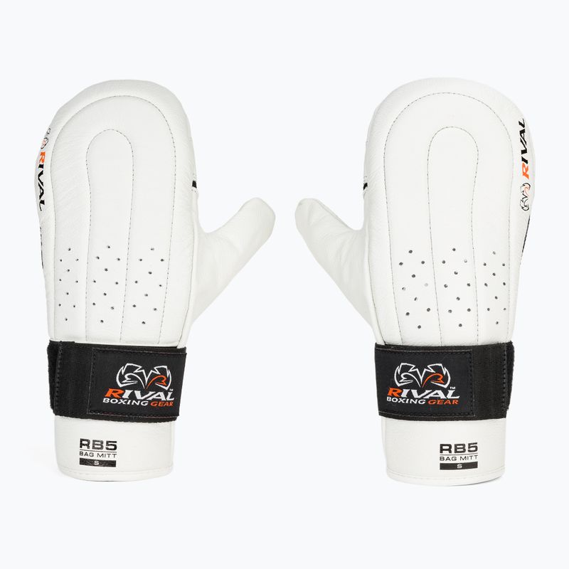 Rival RB5 Bag Mitts бели боксови ръкавици 2
