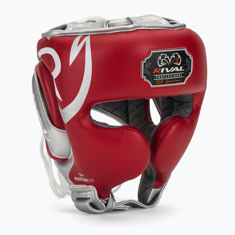 Боксьорска каска Rival RHG100 Professional Headgear red/silver