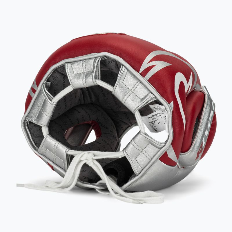 Боксьорска каска Rival RHG100 Professional Headgear red/silver 6