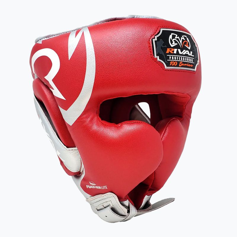 Боксьорска каска Rival RHG100 Professional Headgear red/silver/grey 2