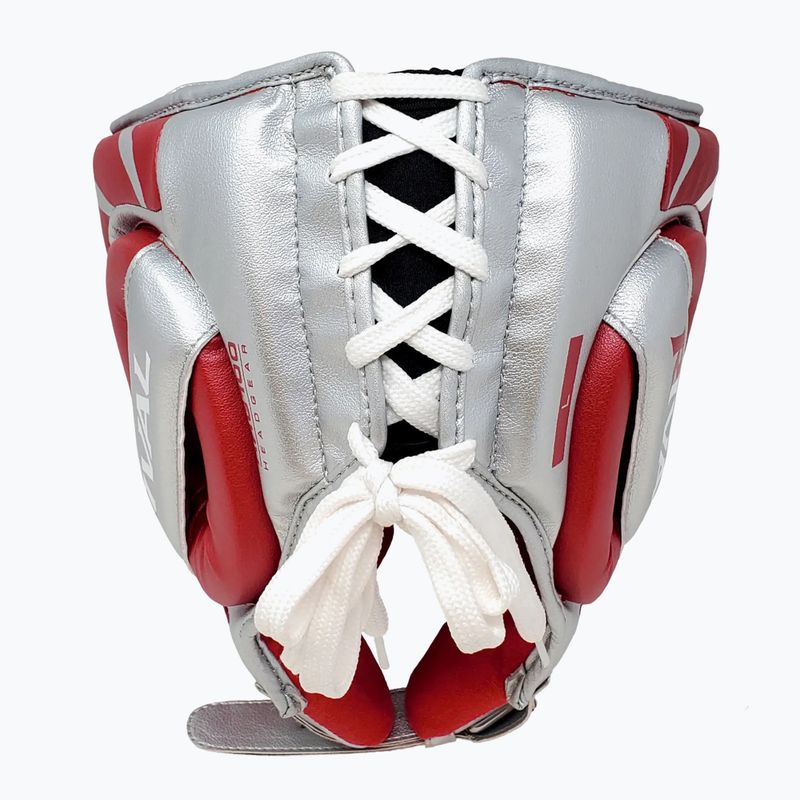 Боксьорска каска Rival RHG100 Professional Headgear red/silver/grey 3