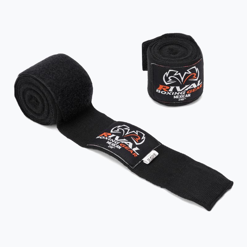 Rival Mexican Handwraps 210 черни боксови превръзки