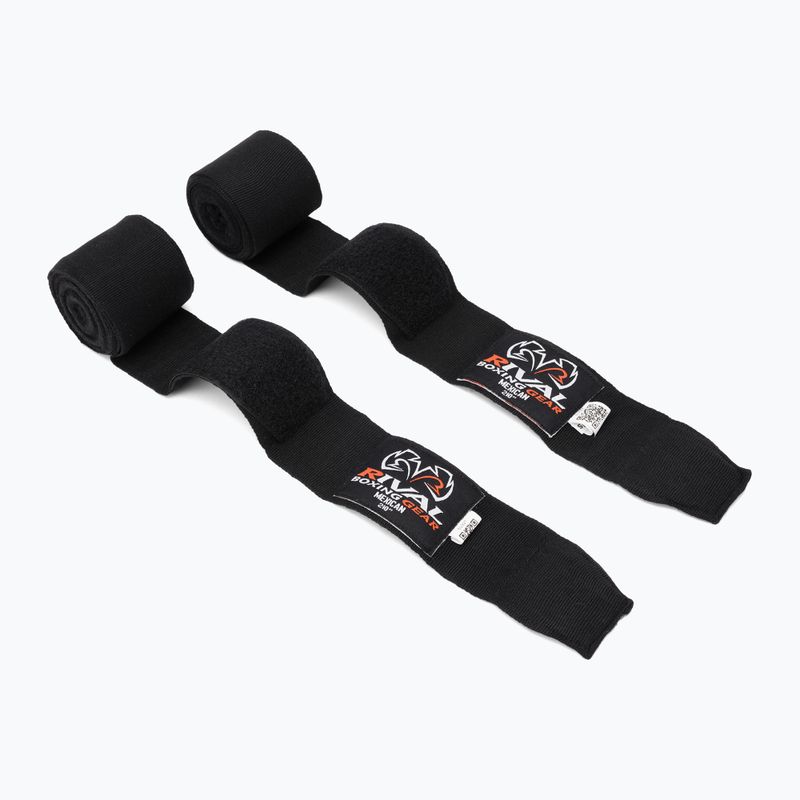 Rival Mexican Handwraps 210 черни боксови превръзки 2