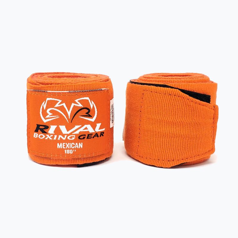 Боксови бинтове Rival Mexican Handwraps 180 cm orange
