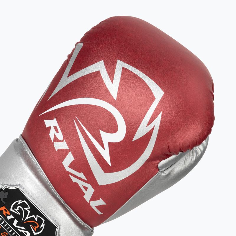 Боксьорски ръкавици Rival RS100 Professional red/silver 5