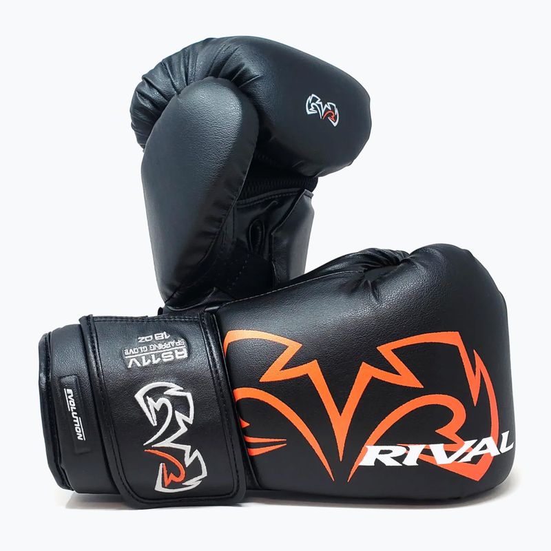 Черни боксови ръкавици Rival RS11V Evolution