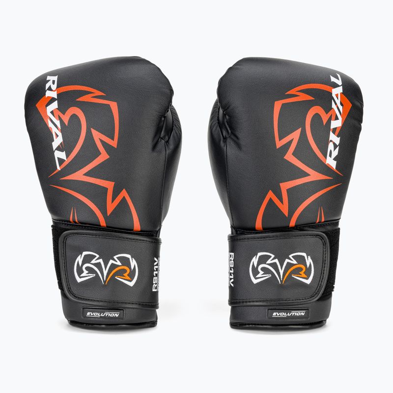 Черни боксови ръкавици Rival RS11V Evolution 2