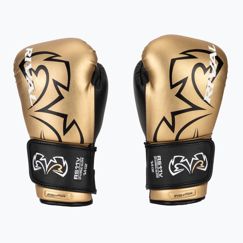 Боксови ръкавици Rival RS11V Evolution gold 2