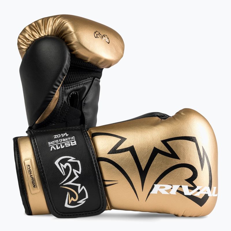 Боксови ръкавици Rival RS11V Evolution gold 2