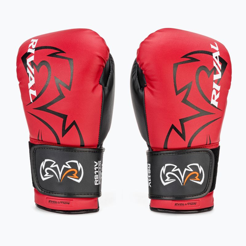 Rival RS11V Evolution червени боксови ръкавици 2