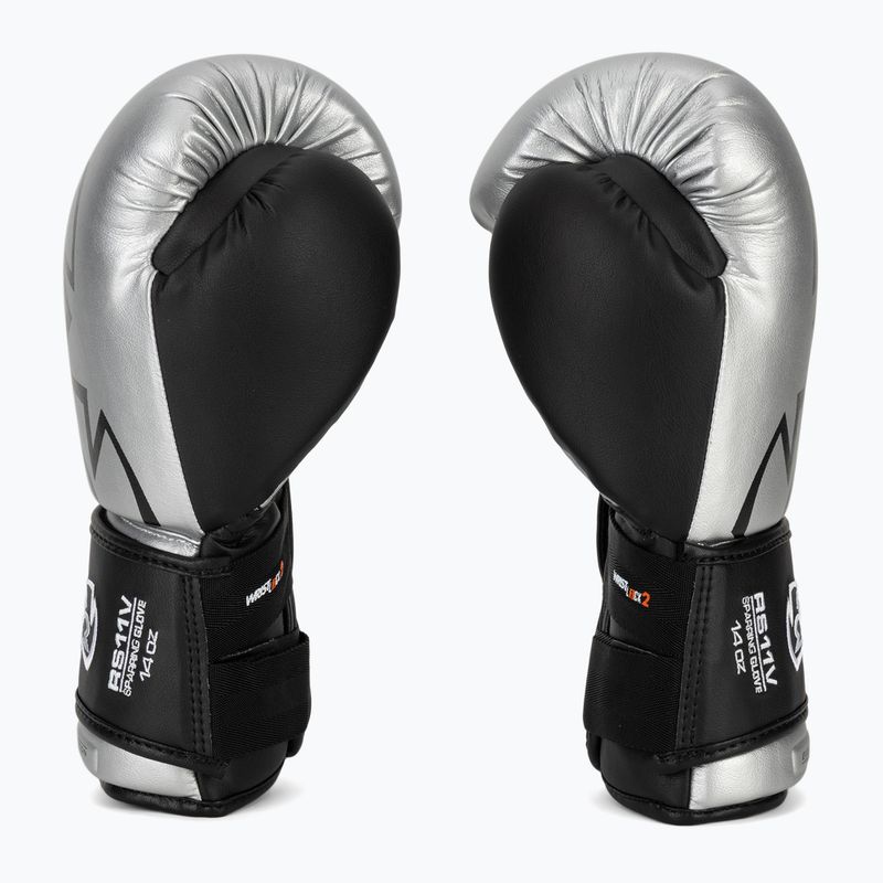 Сребърни боксови ръкавици Rival RS11V Evolution 4