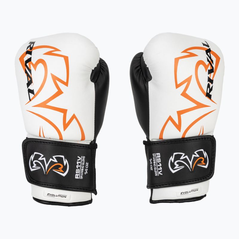 Rival RS11V Evolution бели боксови ръкавици 2