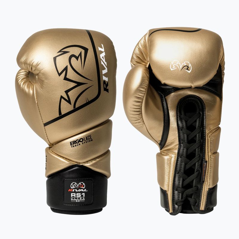 Боксови ръкавици Rival RS1 Ultra Sparring 2.0 gold