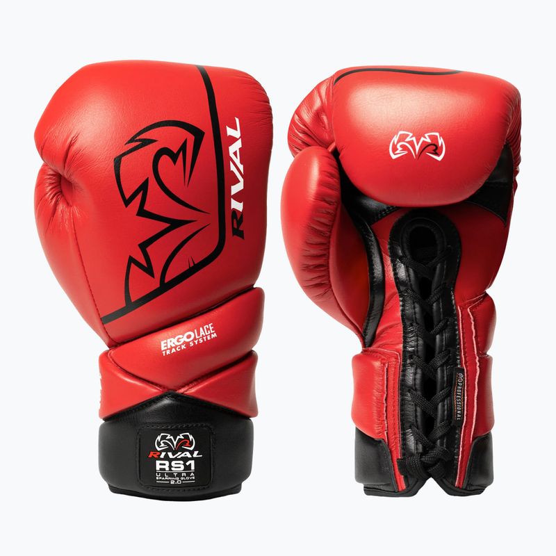Боксови ръкавици Rival RS1 Ultra Sparring 2.0 red