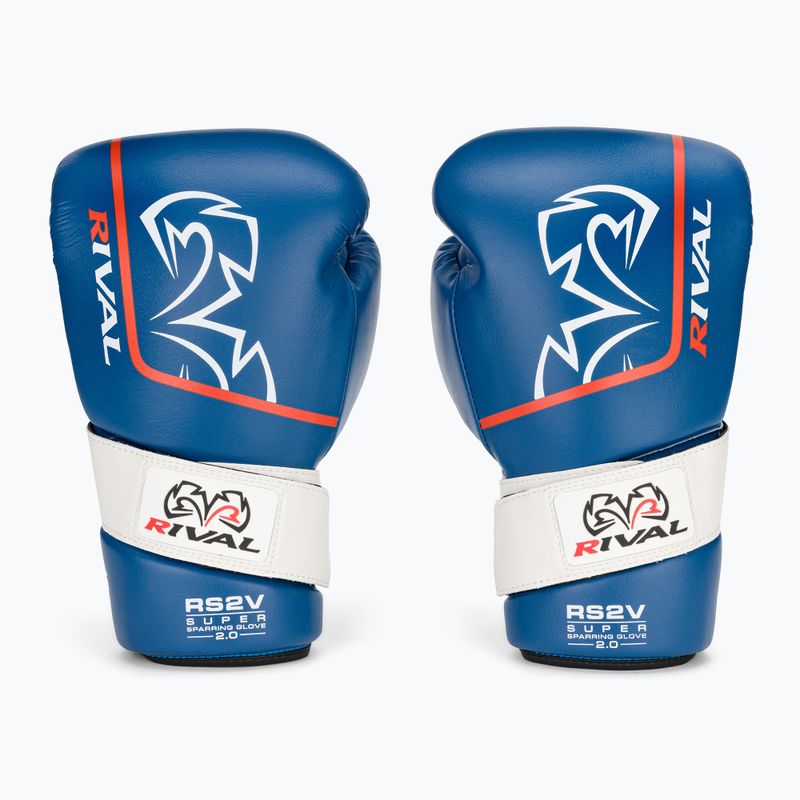 Боксови ръкавици Rival Super Sparring 2.0, сини 2