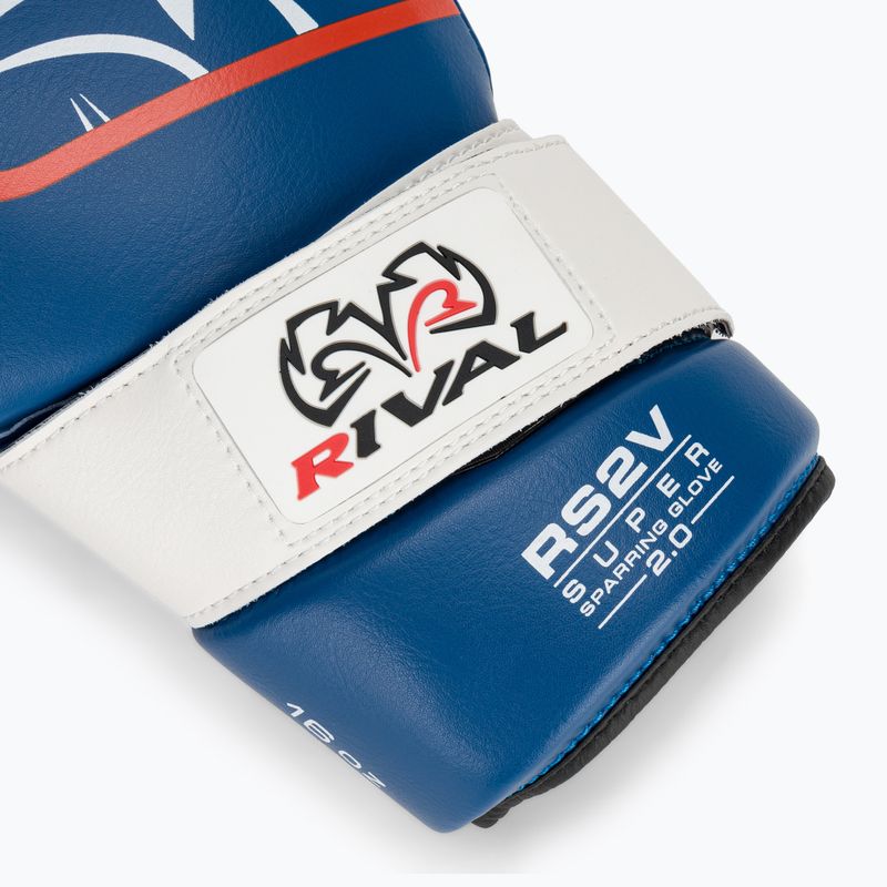 Боксови ръкавици Rival Super Sparring 2.0, сини 6