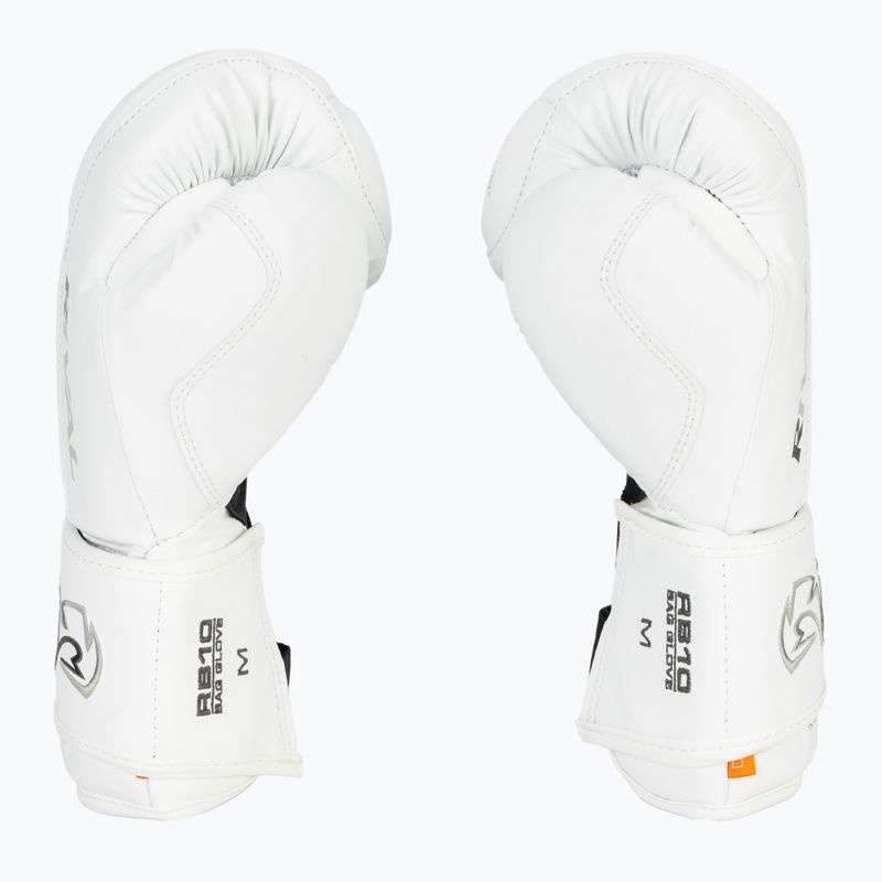 Rival RB10 Intelli-Shock Bag бели боксови ръкавици 4