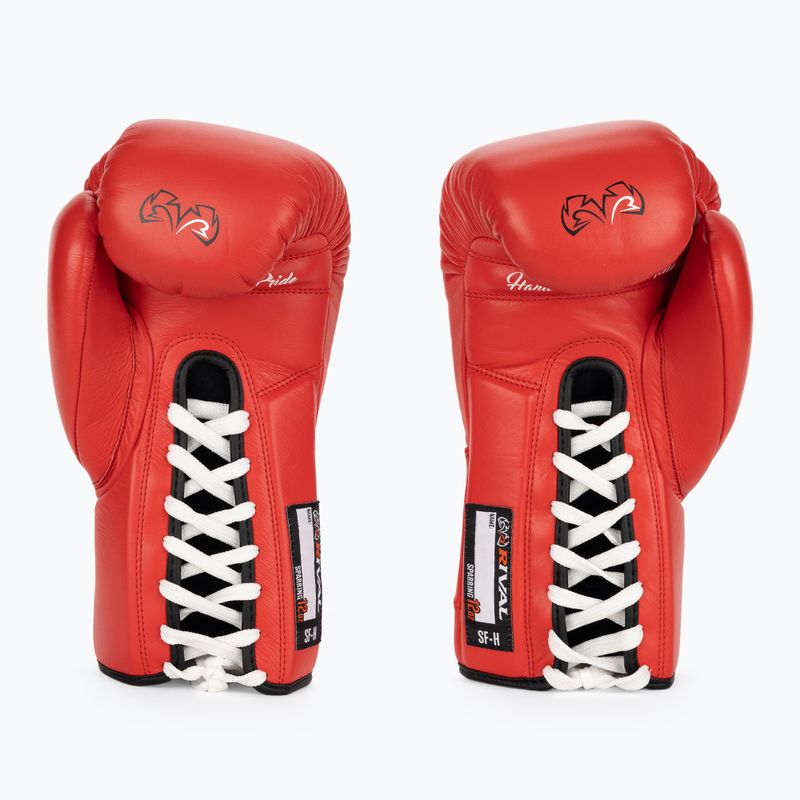 Боксови ръкавици Rival RFX-Guerrero Sparring -SF-H червени 2