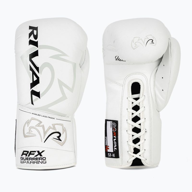 Rival RFX-Guerrero Sparring-SF-H бели боксови ръкавици