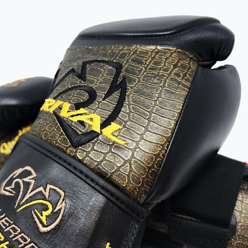 Боксови ръкавици Rival RFX-Guerrero Intelli-Shock Bag Croc Skin Edition black/black 4