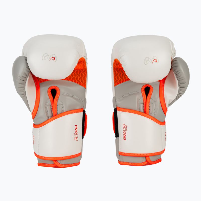 Боксови ръкавици Rival Impulse Sparring Gloves Gants white/orange 3