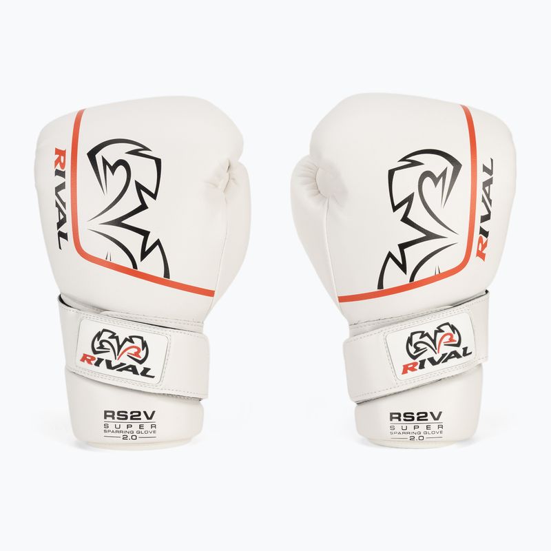 Боксови ръкавици Rival Super Sparring 2.0 white 2