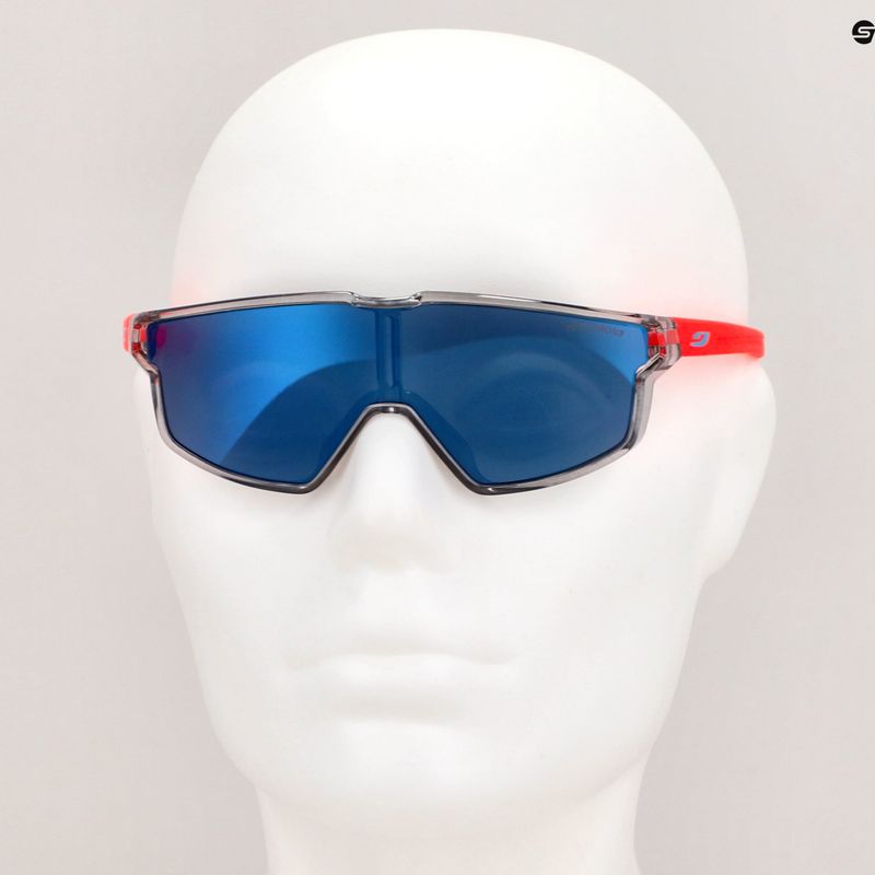 Детски очила за колоездене Julbo Fury Mini Spectron 3 shiny translucide/translucide gray/matt fluo orange 10