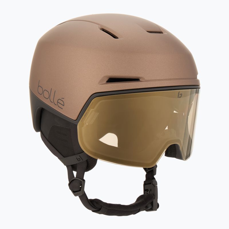 Ски каска Bollé X-Fusion tungsten black matte/photochromic gold