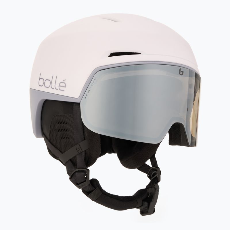 Ски каска Bollé X-Fusion white lilac matte/photochromic gun
