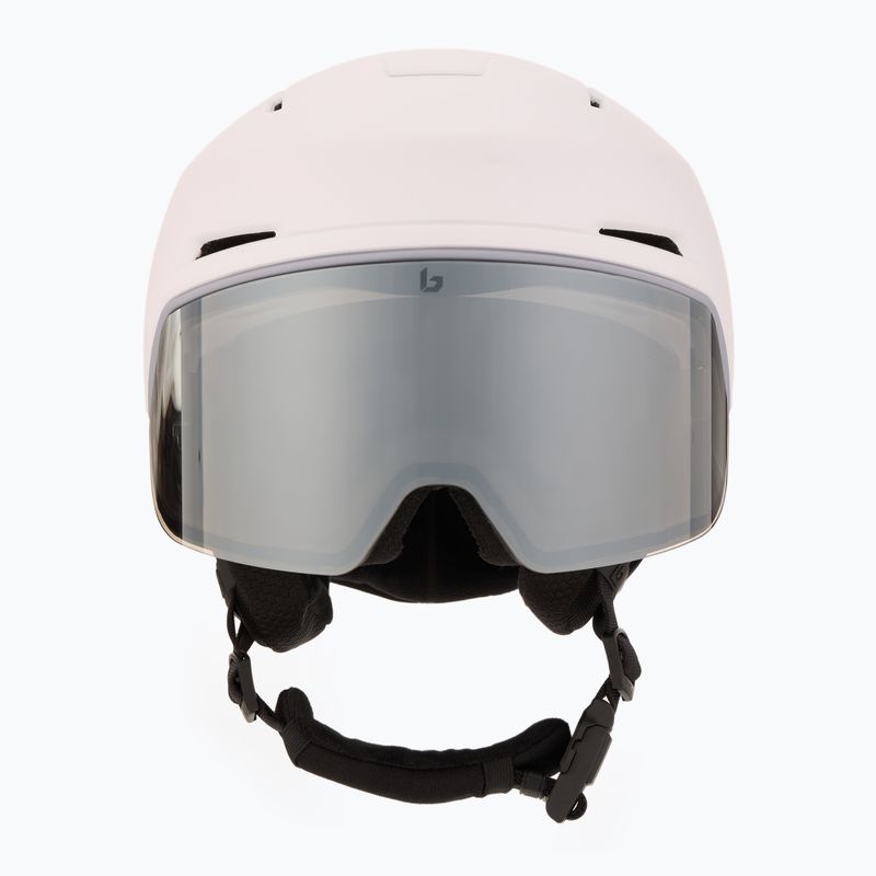 Ски каска Bollé X-Fusion white lilac matte/photochromic gun 2