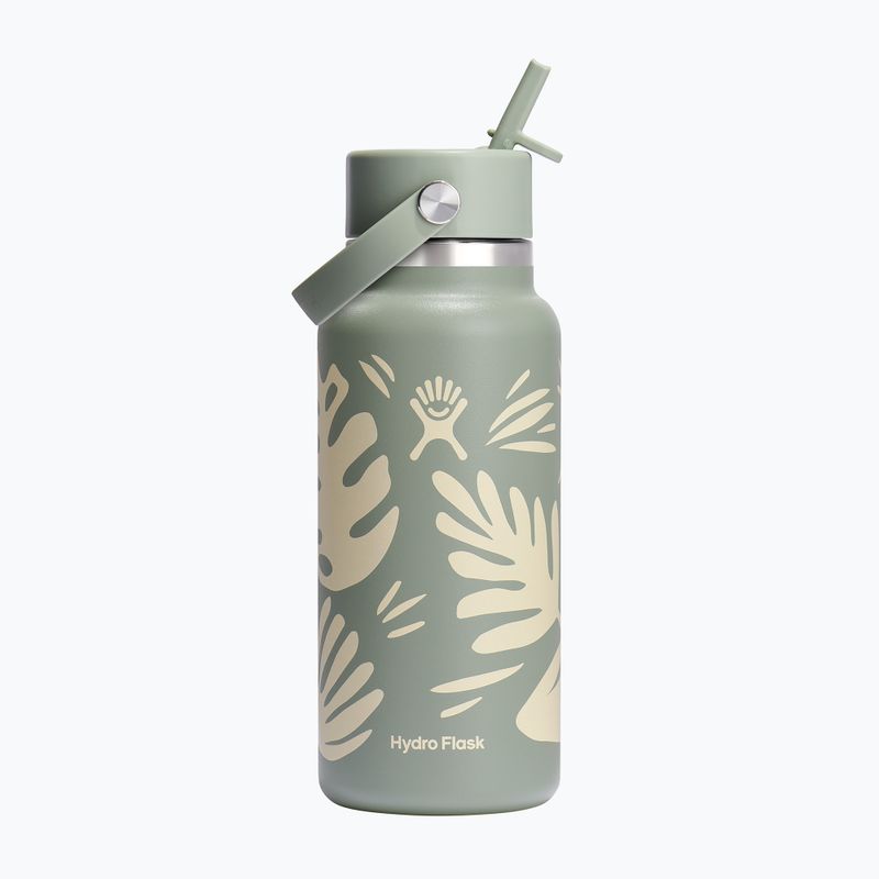 Термобутилка Hydro Flask Wide Flex Straw 945 ml botanical bliss/agave