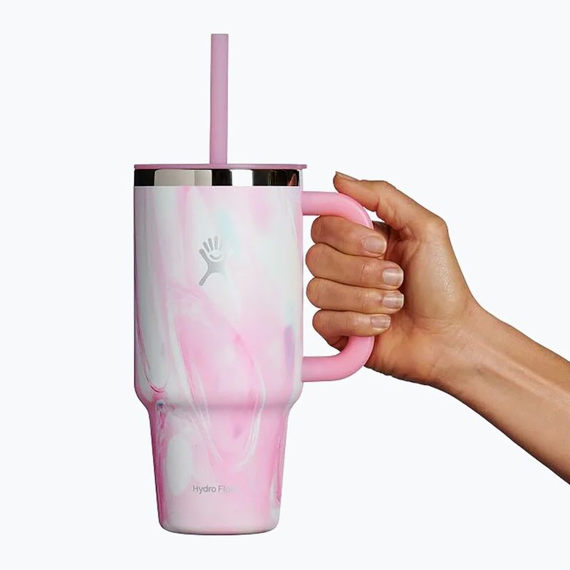Термочаша Hydro Flask Travel Tumbler Jelly 945 ml pink swirl 3