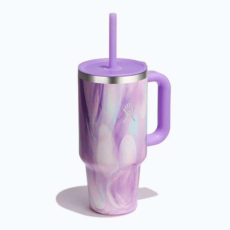 Термочаша Hydro Flask Travel Tumbler Jelly 945 ml лилава вихрушка 2