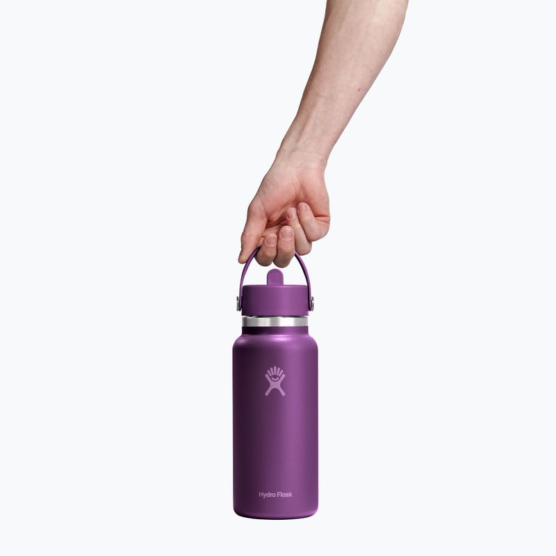 Термобутилка Hydro Flask Wide Flex Straw 945 ml beachplum 3