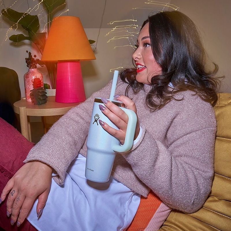 Термо чаша Hydro Flask Travel Tumbler 710 ml glimmer blue 5