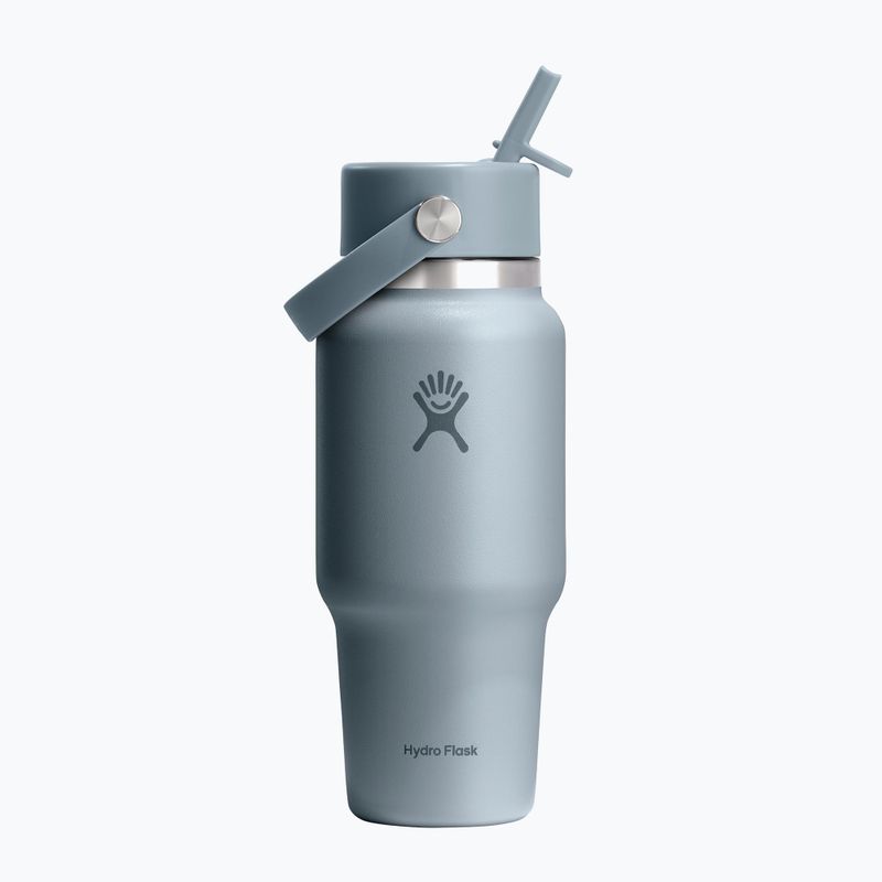 Термобутилка Hydro Flask Wide Flex Straw Travel 621 ml slate grey