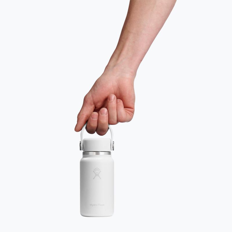 Термобутилка Hydro Flask Micro Hydro 200 ml white 4