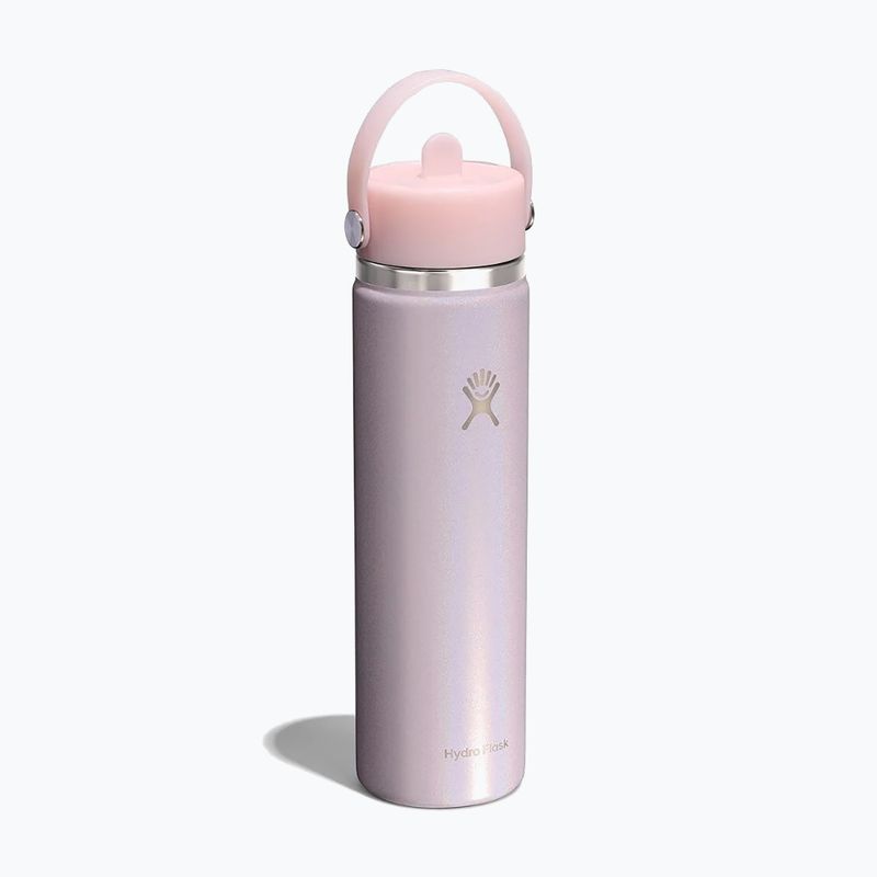 Термобутилка Hydro Flask Wide Mouth with Flex Straw Cap 710 ml glimer pink 2