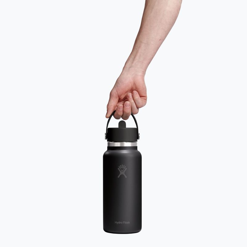 Термобутилка Hydro Flask Wide Flex Straw 946 ml black 3