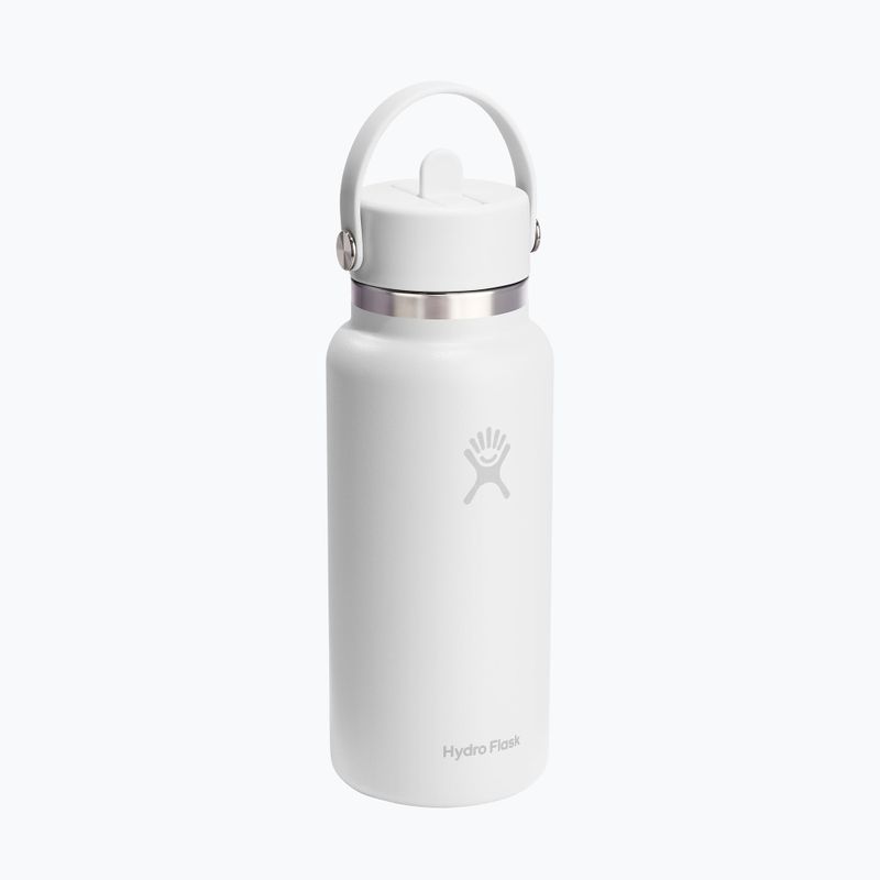 Термобутилка Hydro Flask Wide Flex Straw 946 ml white 2