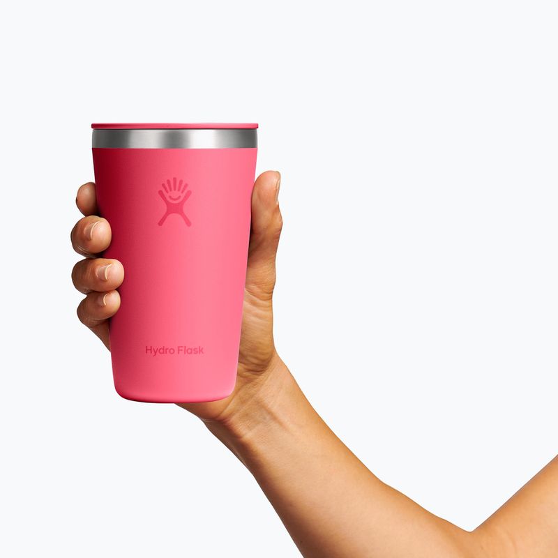 Термочаша Hydro Flask All Around Tumbler Press-In Lid 470 ml popstar pink 3