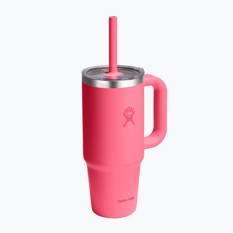 Чаша Hydro Flask Travel Tumbler Clear Lid 710 ml popstar pink 2