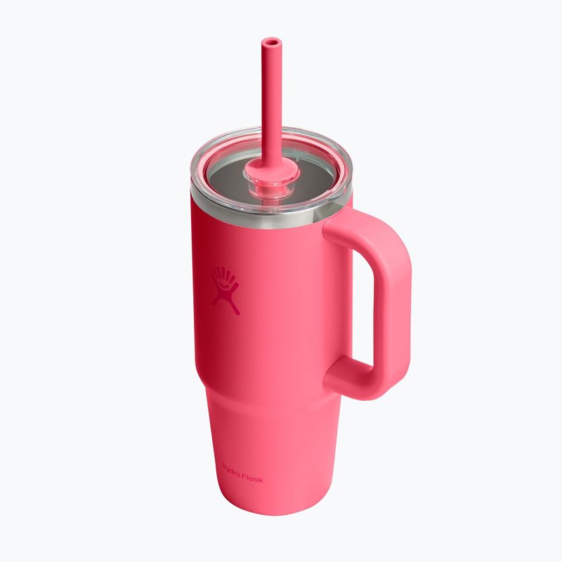 Чаша Hydro Flask Travel Tumbler Clear Lid 710 ml popstar pink 3