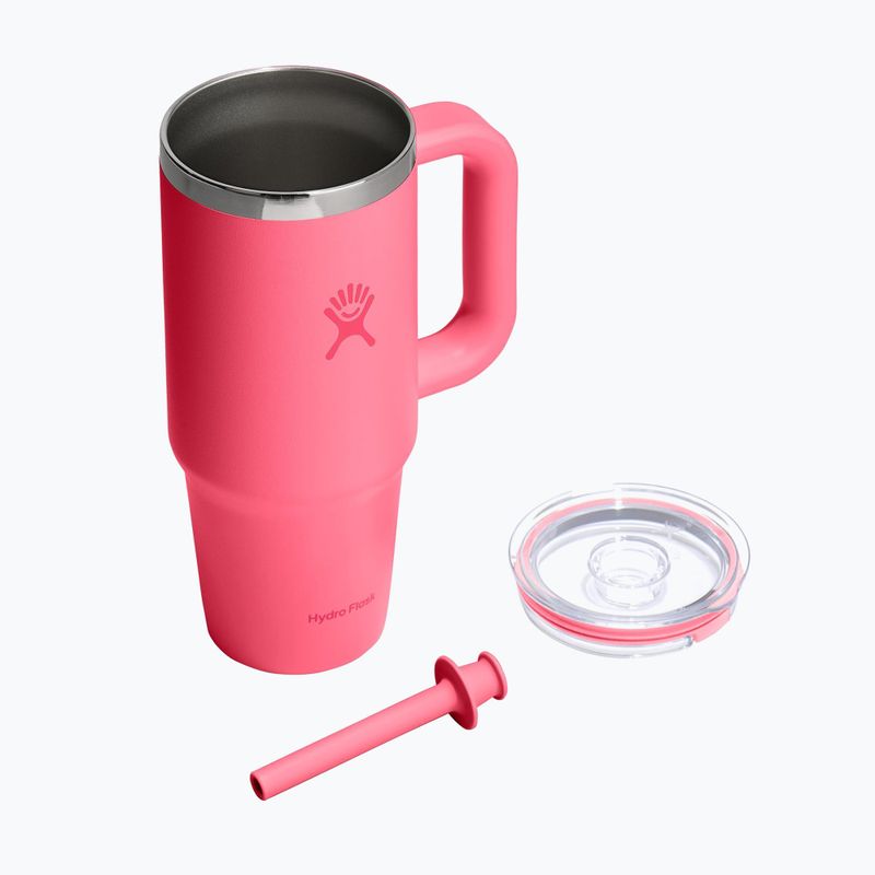 Чаша Hydro Flask Travel Tumbler Clear Lid 710 ml popstar pink 4