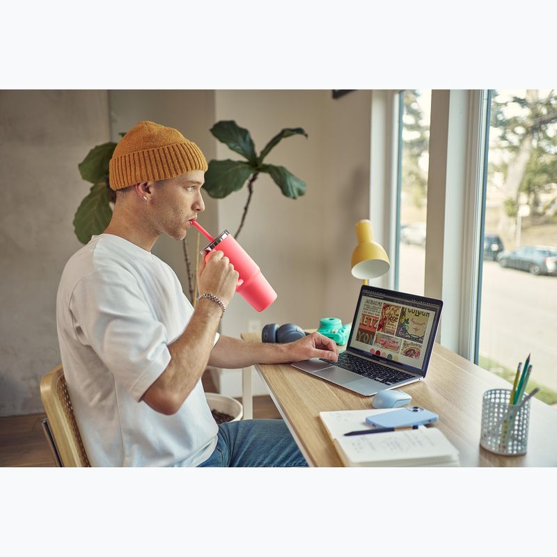Чаша Hydro Flask Travel Tumbler Clear Lid 710 ml popstar pink 8
