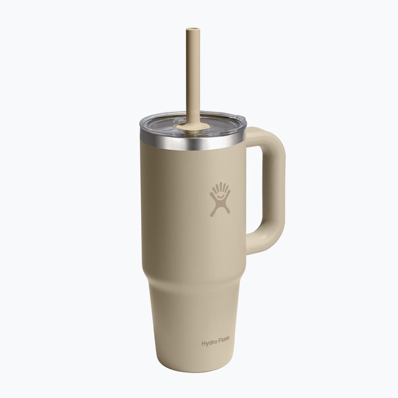 Чаша Hydro Flask Travel Tumbler Clear Lid 710 ml oat 2