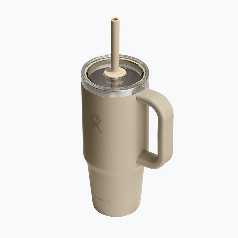Чаша Hydro Flask Travel Tumbler Clear Lid 710 ml oat 3