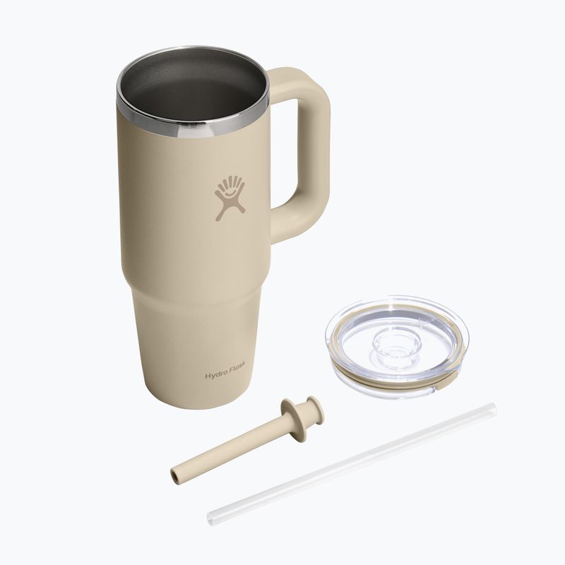 Чаша Hydro Flask Travel Tumbler Clear Lid 710 ml oat 4