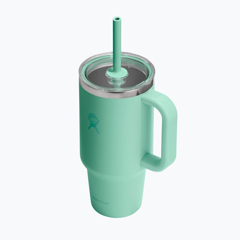 Термочаша Hydro Flask Travel Tumbler Clear LID 945 ml mermaid green 3